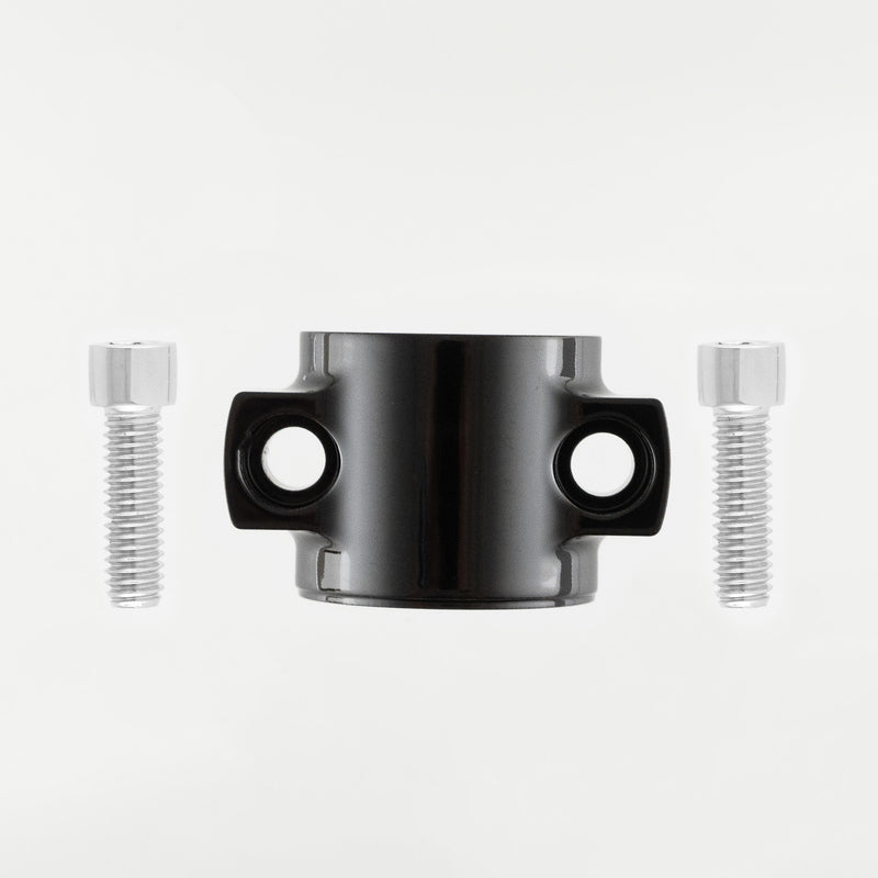 Black Fork-N-Finish Piece - Lower Fork Leg Cap for 2000 to 2013 Harley-Davidson Touring Models(Black)