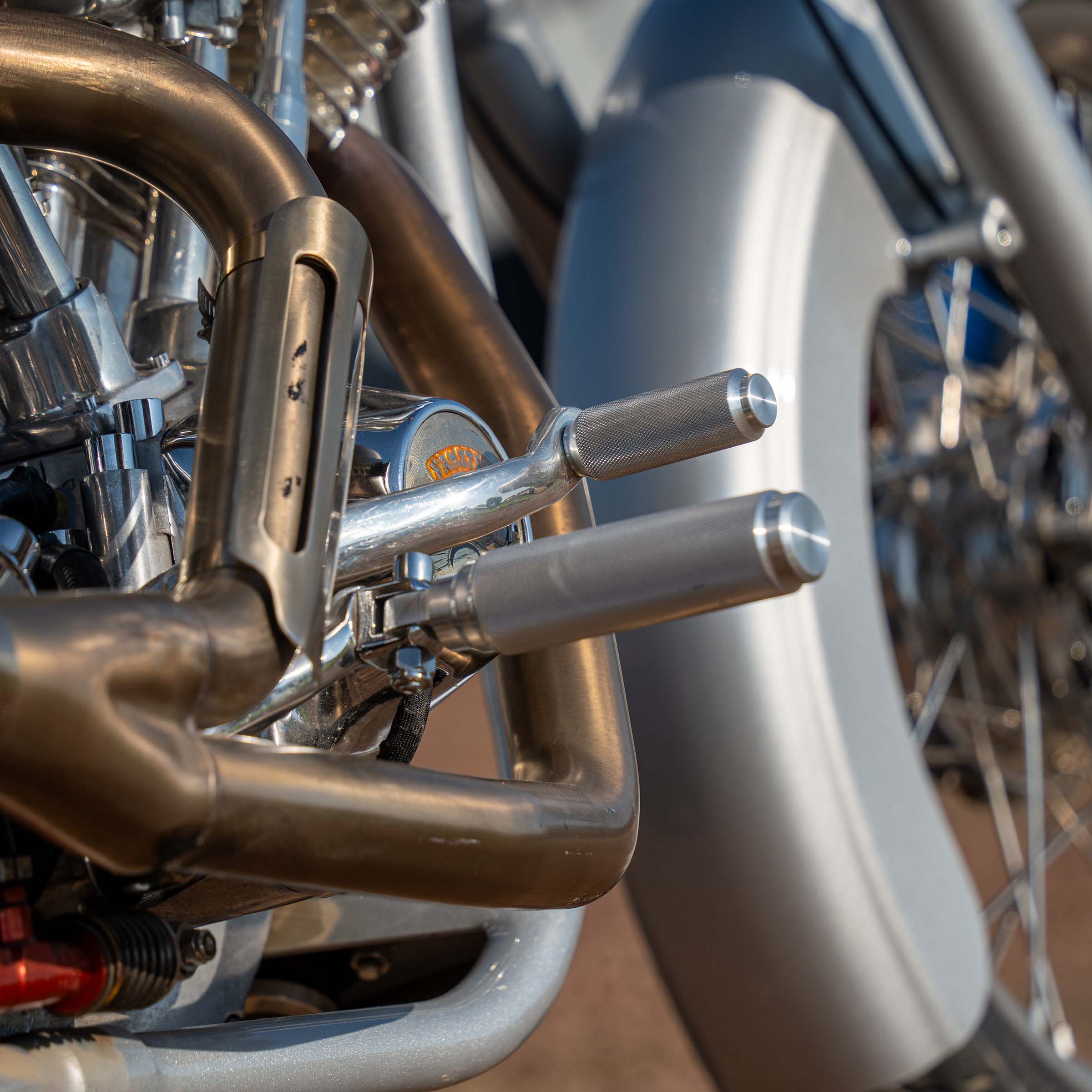 Tabletop image of Maybin Pegs Bundle for motorcycles(Rider Peg + Shifter/Brake Peg Bundle)