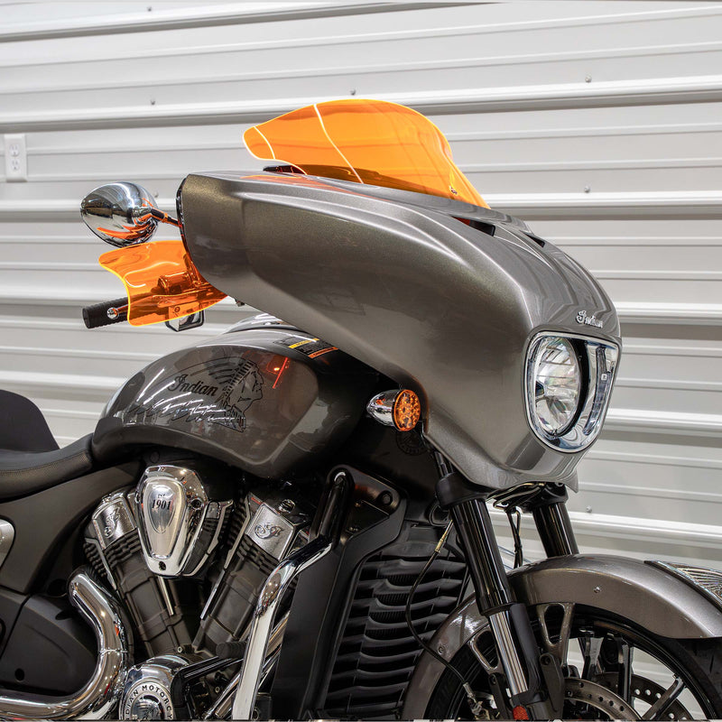 Orange Ice Hand Guards for Indian Motorcycles (Orange Ice)