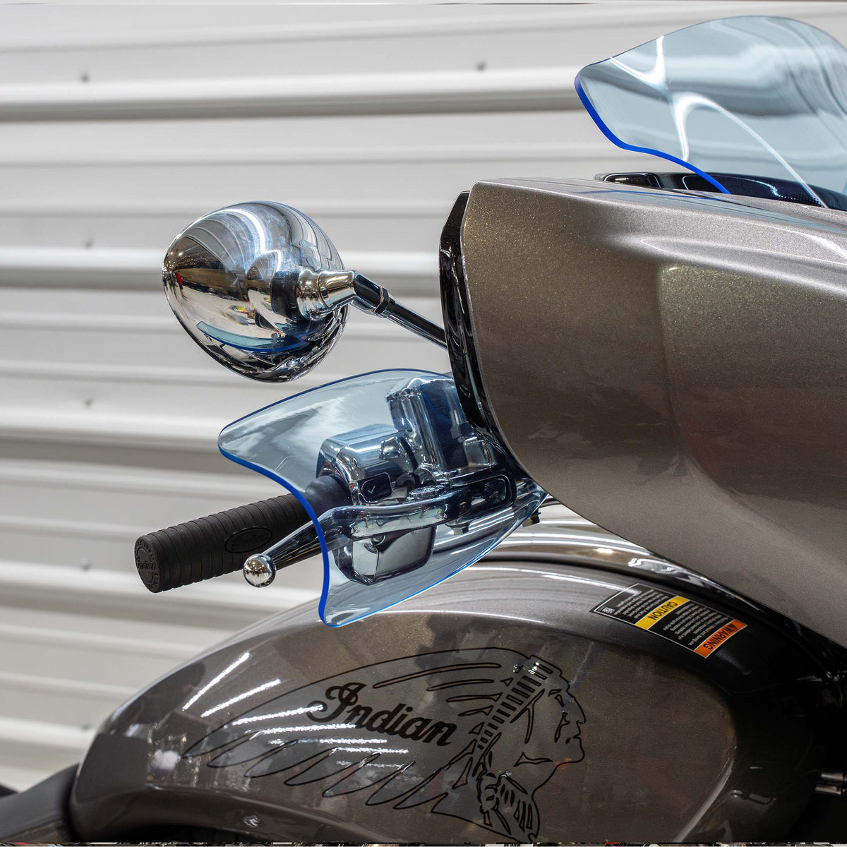 Blue Ice Hand Guards for Indian Motorcycles (Blue Ice)