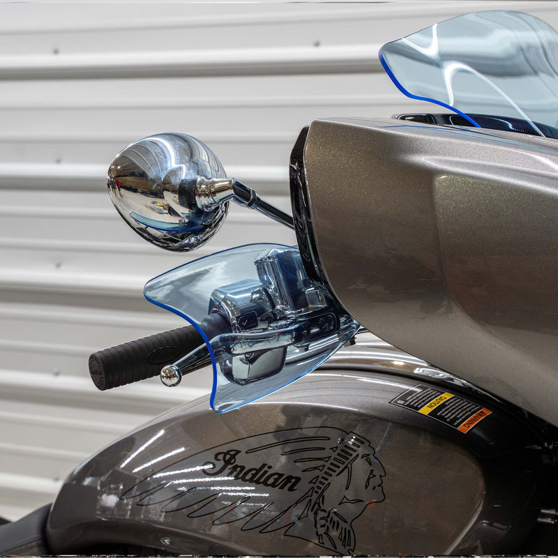 Blue Ice Hand Guards for Indian Motorcycles (Blue Ice)