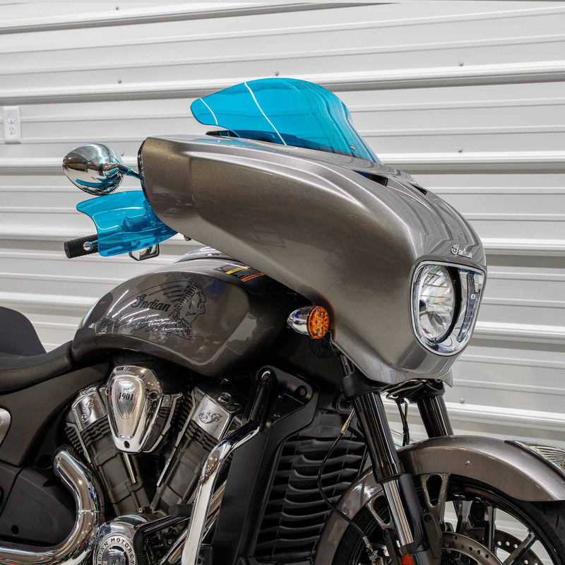 Teal Hand Guards for Indian Motorcycles (Teal)