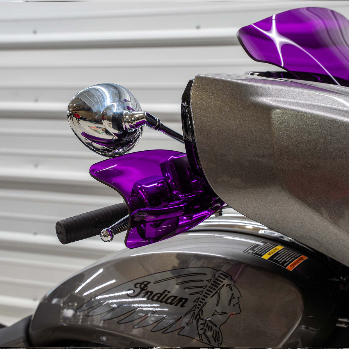 Purple Hand Guards for Indian Motorcycles (Purple)