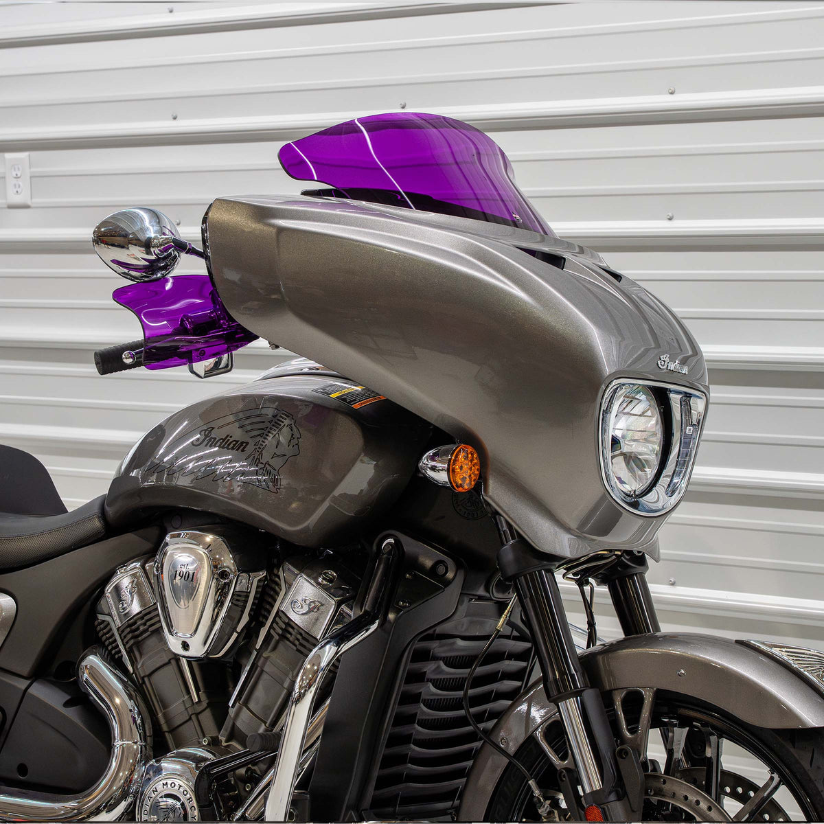 Purple Hand Guards for Indian Motorcycles (Purple)