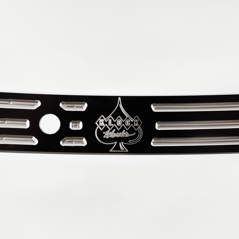 KW Logo style Windshield Trim for Harley-Davidson 1996-2013 FLH Motorcycles in Chrome(KW Logo - Chrome)