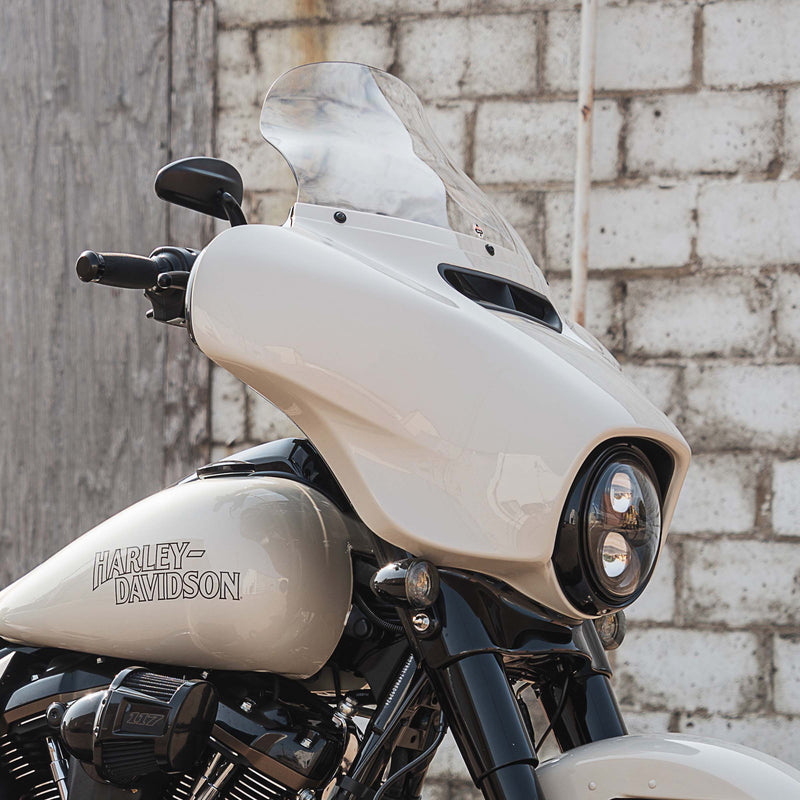 10.5" Clear Motorcycle Windshield for 2014-2025 Harley-Davidson FLH Motorcycle Models(10.5" Clear)