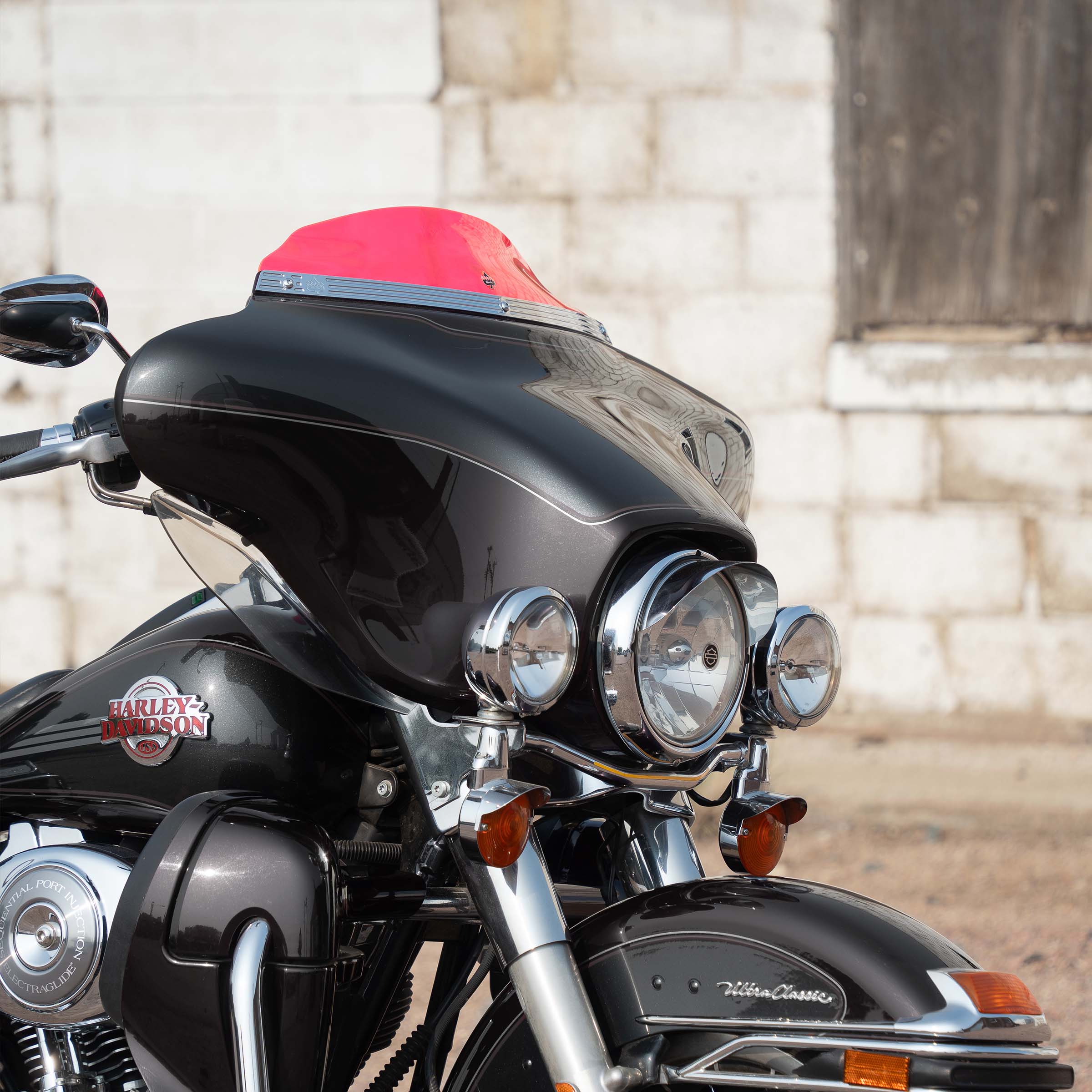 3.5" Pink Ice Kolor Windshield for Harley-Davidson 1996-2013 FLH motorcycle models(3.5" Pink Ice)