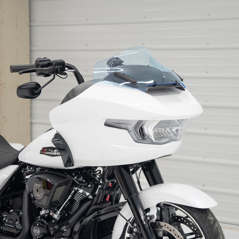 Light Blue Color Motorcycle Windshield for Harley-Davidson 2023.5-2026 FLTR (10" Blue Ice)