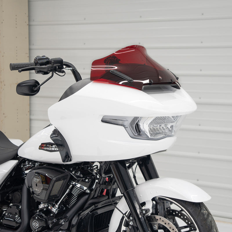 Red Color Motorcycle Windshield for Harley-Davidson 2023.5-2026 FLTR (10" Red)