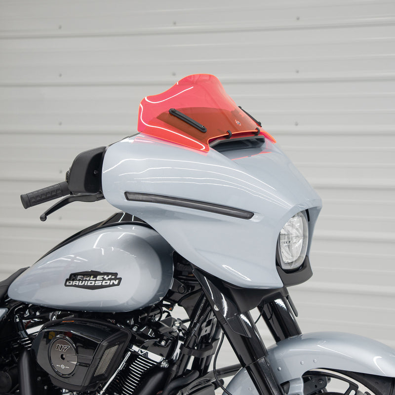 Kolor Windshield for Harley-Davidson 2023.5-2026 FLH (8" Pink Ice)