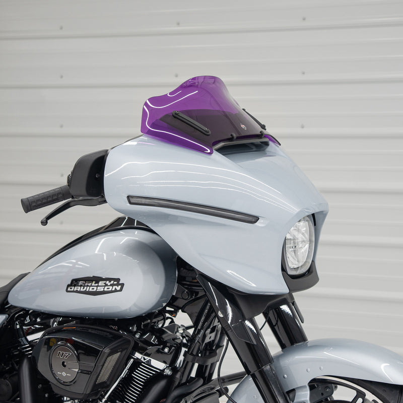 Kolor Windshield for Harley-Davidson 2023.5-2026 FLH (8" Purple)