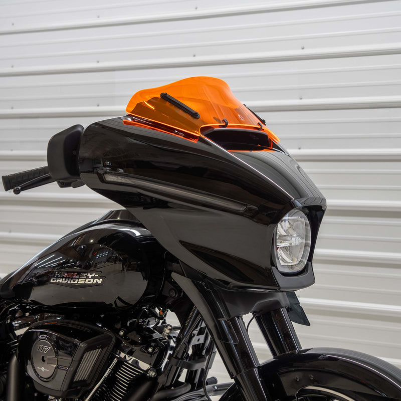 Orange Color Windshield for Harley-Davidson 2023.5-2026 FLH (6.5" Orange Ice)