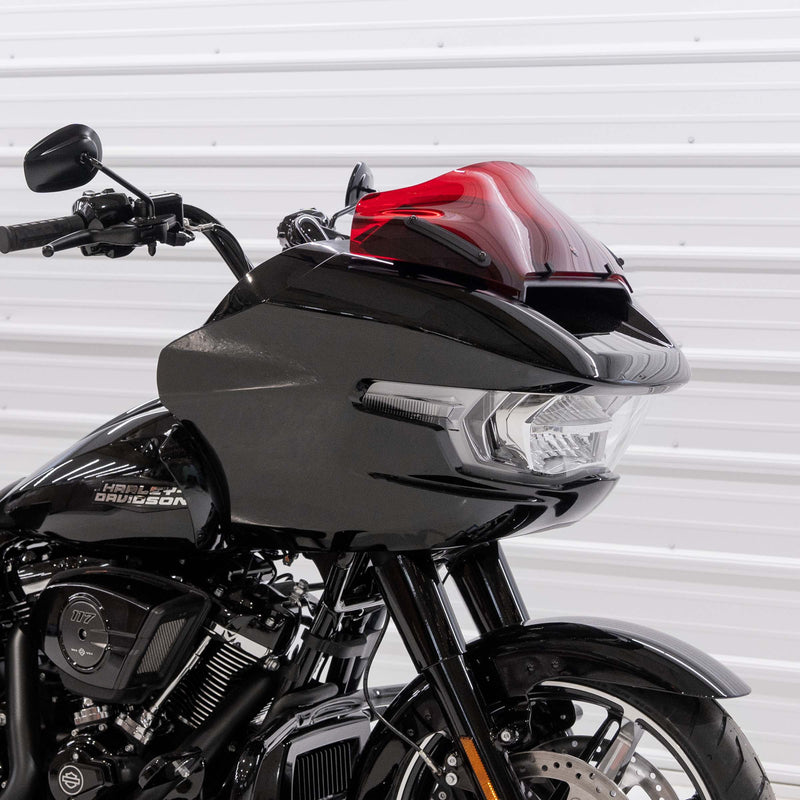 Red Color Motorcycle Windshield for Harley-Davidson 2023.5-2026 FLTR (8" Red)