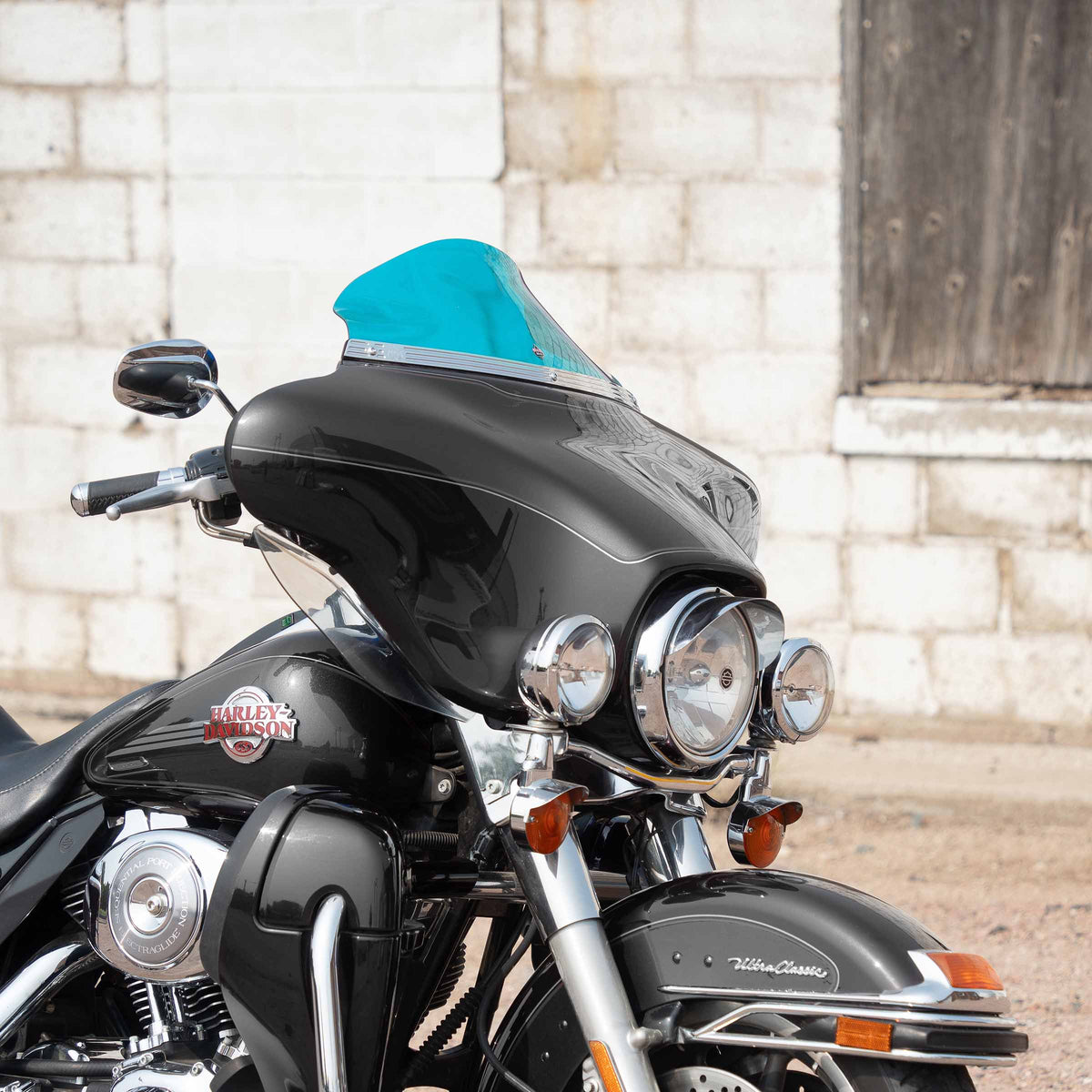 6.5" Teal Kolor Windshield for Harley-Davidson 1996-2013 FLH motorcycle models(6.5" Teal)