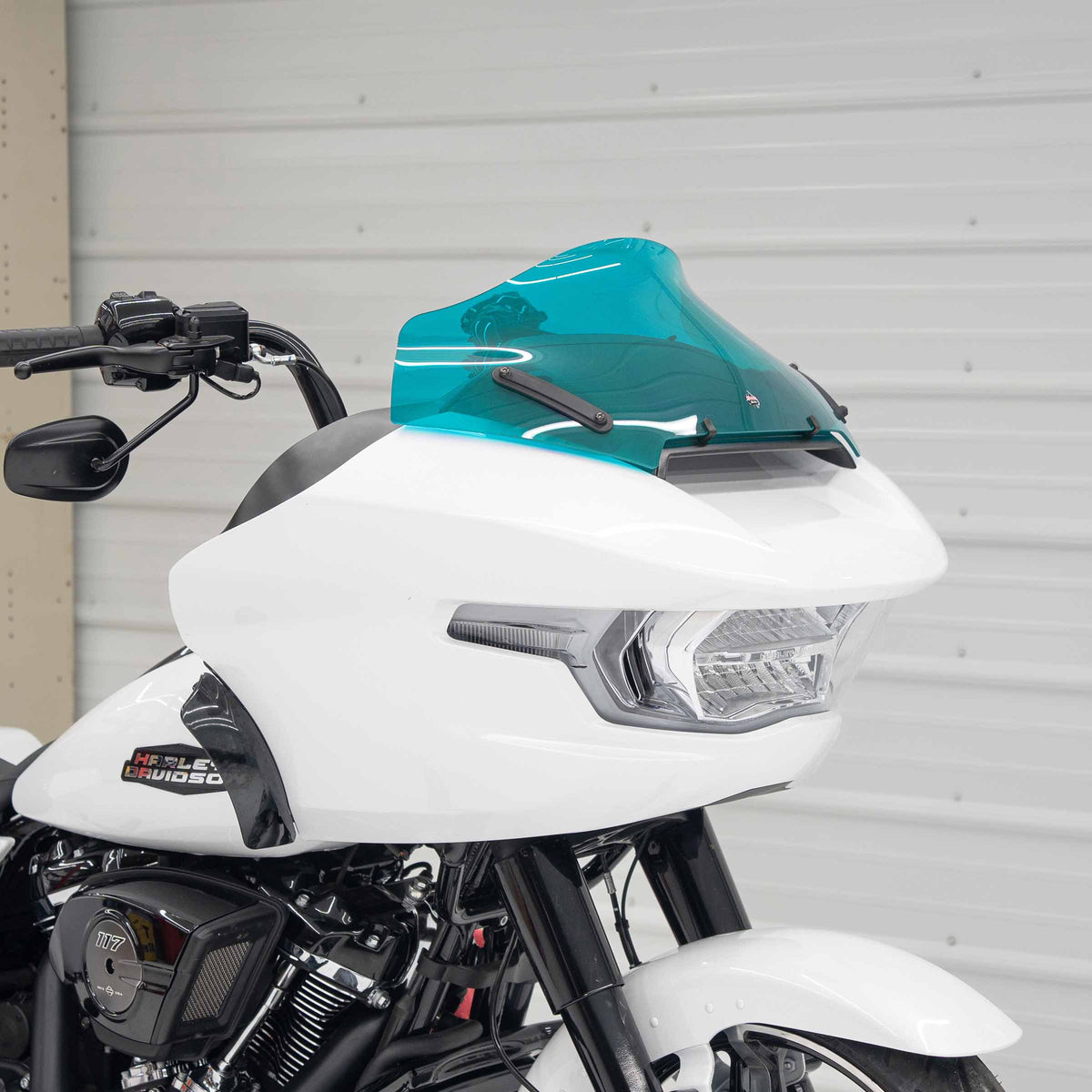 Teal Color Motorcycle Windshield for Harley-Davidson 2023.5-2026 FLTR (10" Teal)