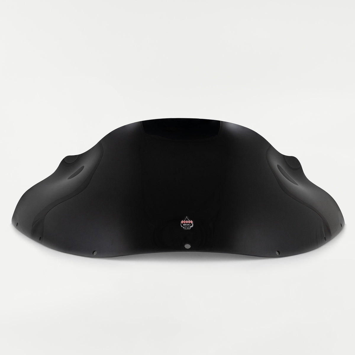 9" Solid Black Windshield for Harley-Davidson motorcycle models with FXRP Style Fairings(9" FXRP Solid Black)