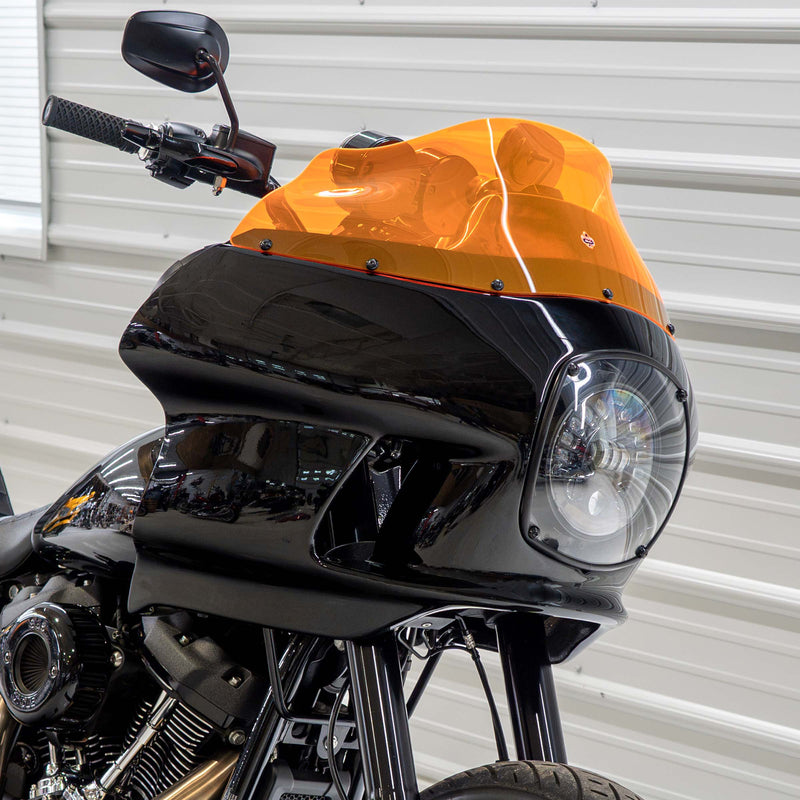 Orange Ice Kolor Windshield for Harley-Davidson FXRP Style motorcycle fairings (Orange Ice)
