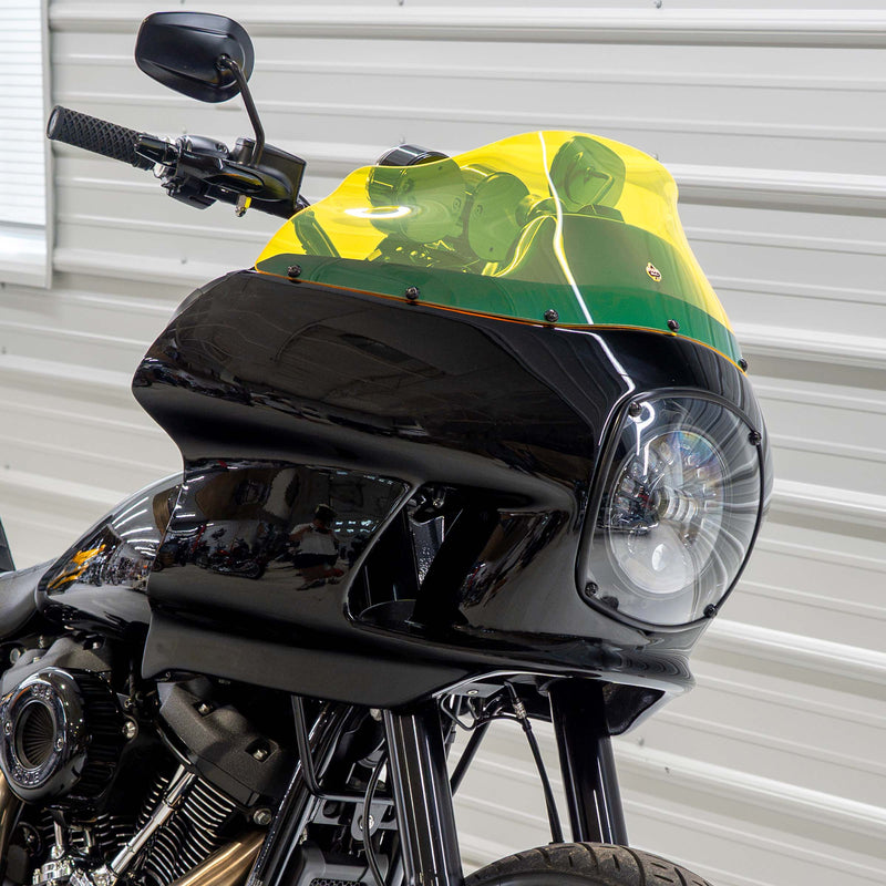 Yellow Ice Kolor Windshield for Harley-Davidson FXRP Style motorcycle fairings (Yellow Ice)
