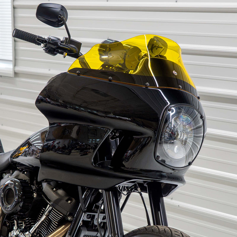 Yellow Kolor Windshield for Harley-Davidson FXRP Style motorcycle fairings (Yellow)