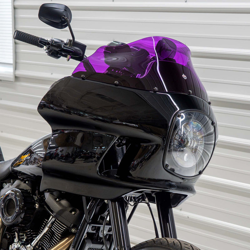 Purple Kolor Windshield for Harley-Davidson FXRP Style motorcycle fairings (Purple)