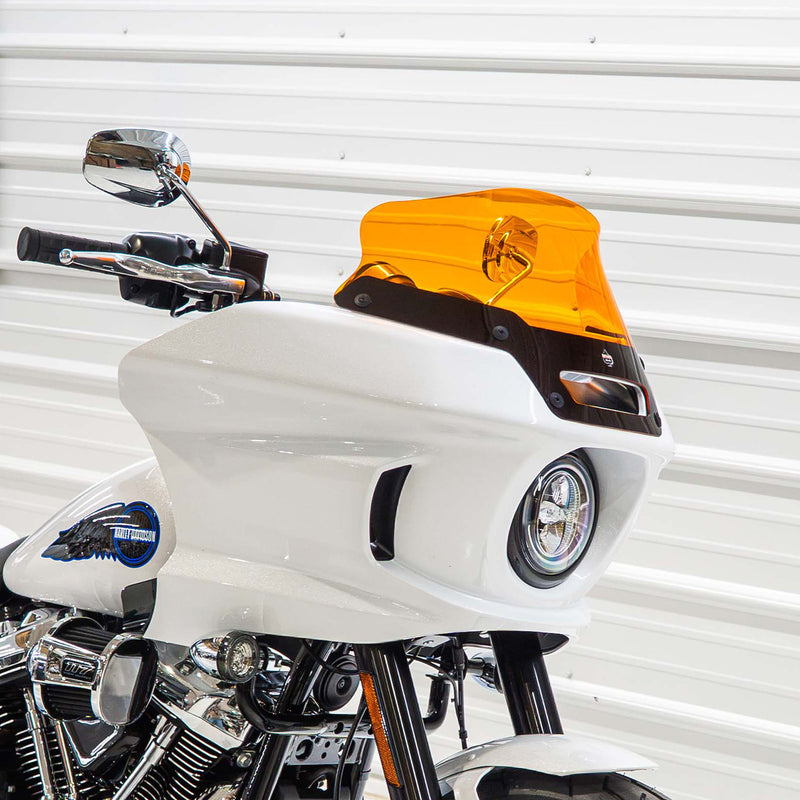 6" Orange Kolor Windshield for Harley-Davidson Low Rider ST Motorcycles (6" Orange)