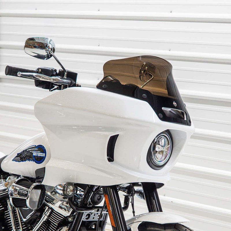 6" Bronze Kolor Windshield for Harley-Davidson Low Rider ST Motorcycles (6" Bronze)