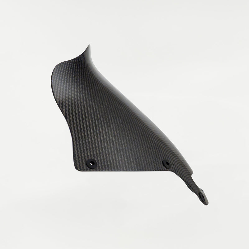 harley-davidson Road glide carbon fiber windshield on a white background (8" Carbon Fiber)