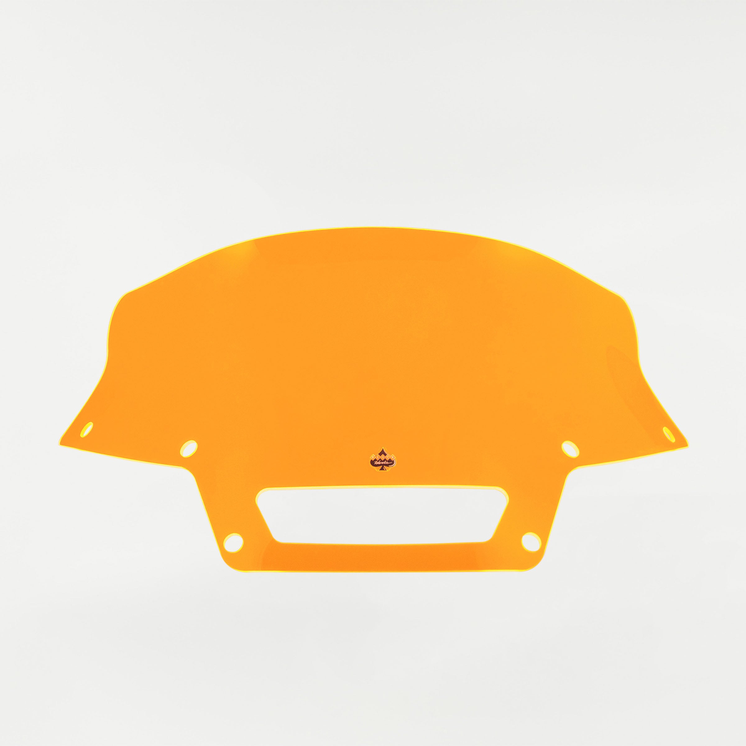 6" Orange Ice Kolor Windshield for Harley-Davidson Low Rider ST Motorcycles (6" Orange Ice)