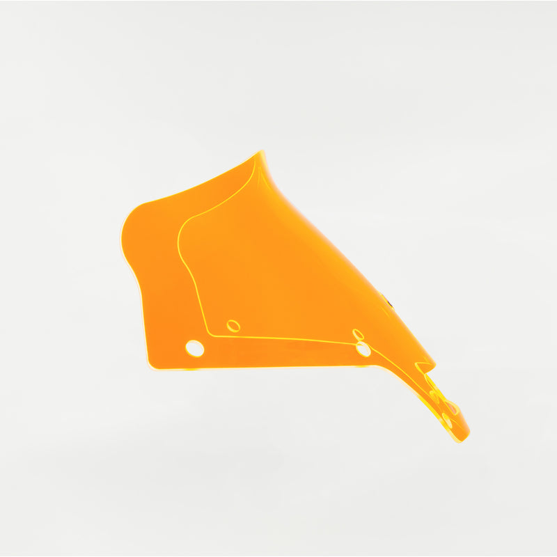 6" Orange Ice Kolor Windshield for Harley-Davidson Low Rider ST Motorcycles (6" Orange Ice)
