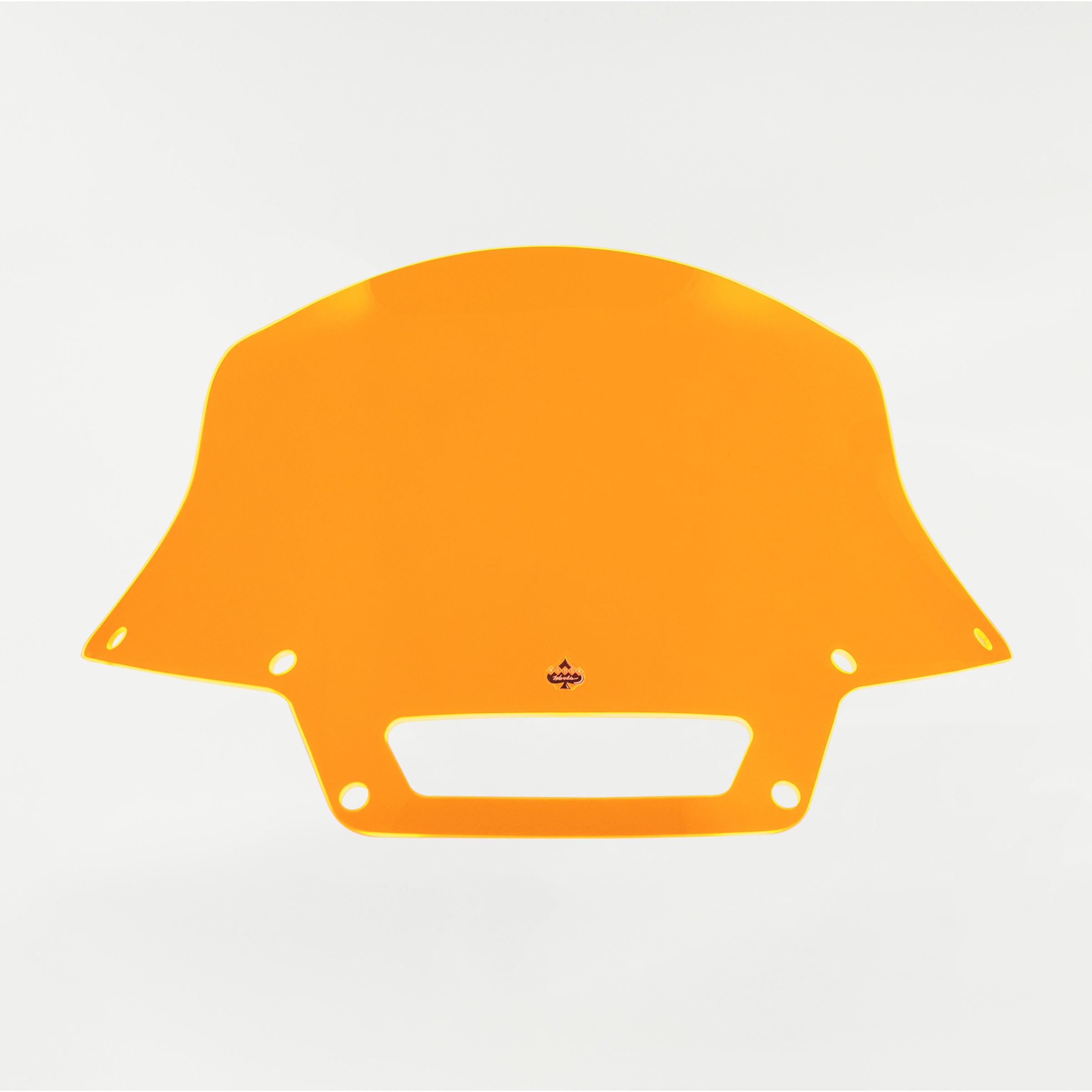 8" Orange Ice Kolor Windshield for Harley-Davidson Low Rider ST Motorcycles (8" Orange Ice)