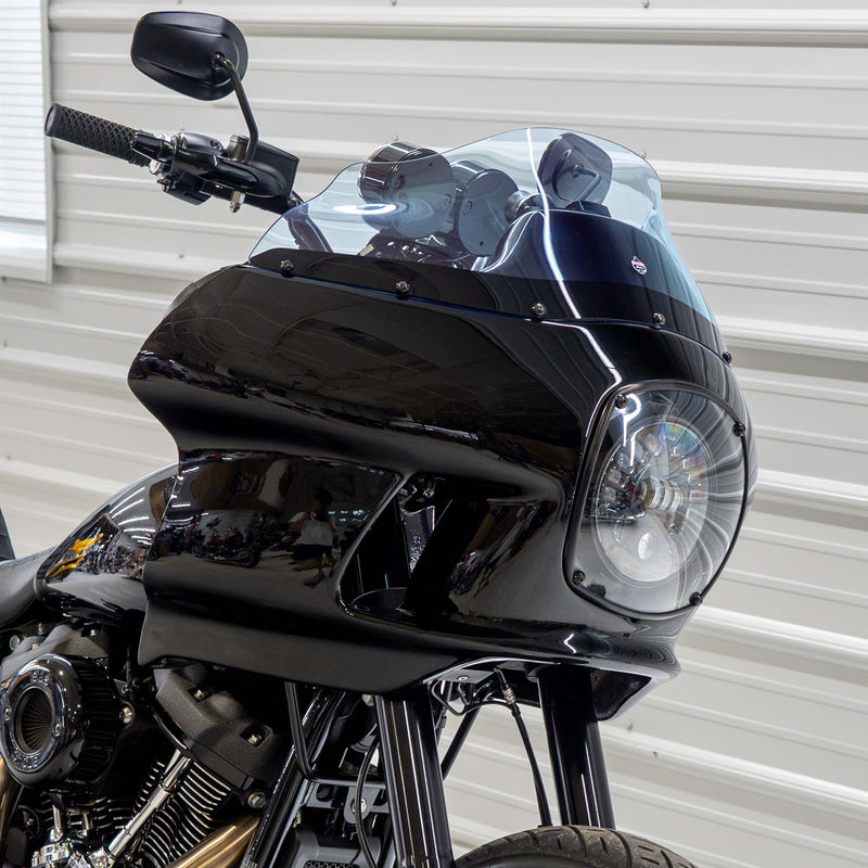Blue Ice Kolor Windshield for Harley-Davidson FXRP Style motorcycle fairings (Blue Ice)