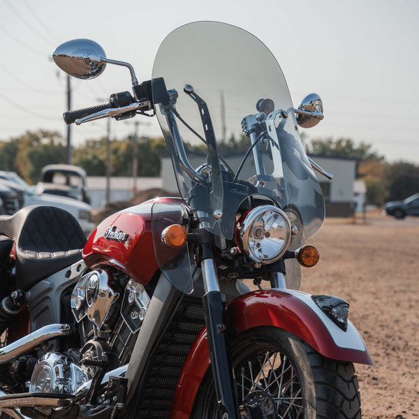 Klock Werks Flare Windshield Kit for Indian Scouts 2015 2024 Clear
