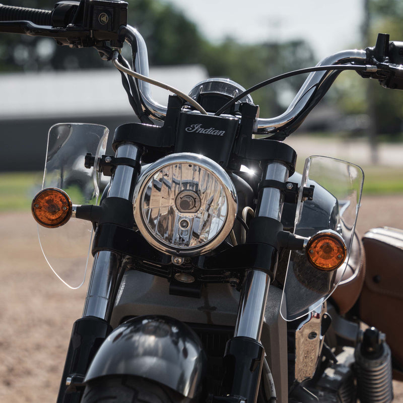 Clear Flare® Wings For Indian® Scout Motorcycles(Clear)