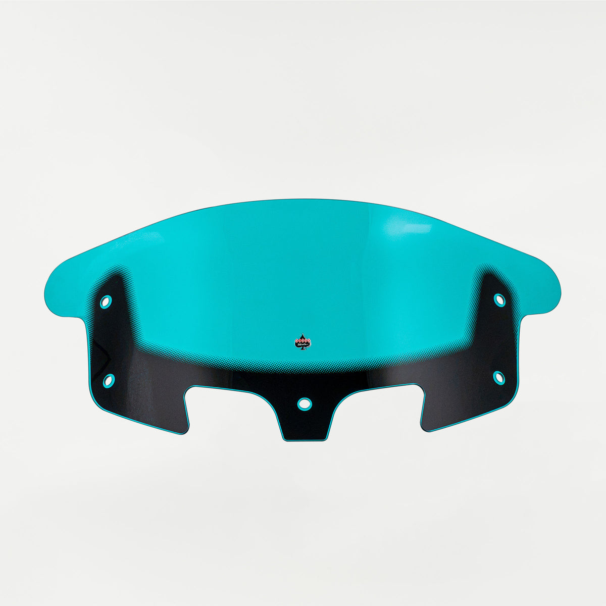 Teal Motorcycle Windshield 10" Kolor Flare® Windshield for Indian® 2014-2024 Chieftain and Roadmaster windshield for Indian® Motorcycle (10" Teal)