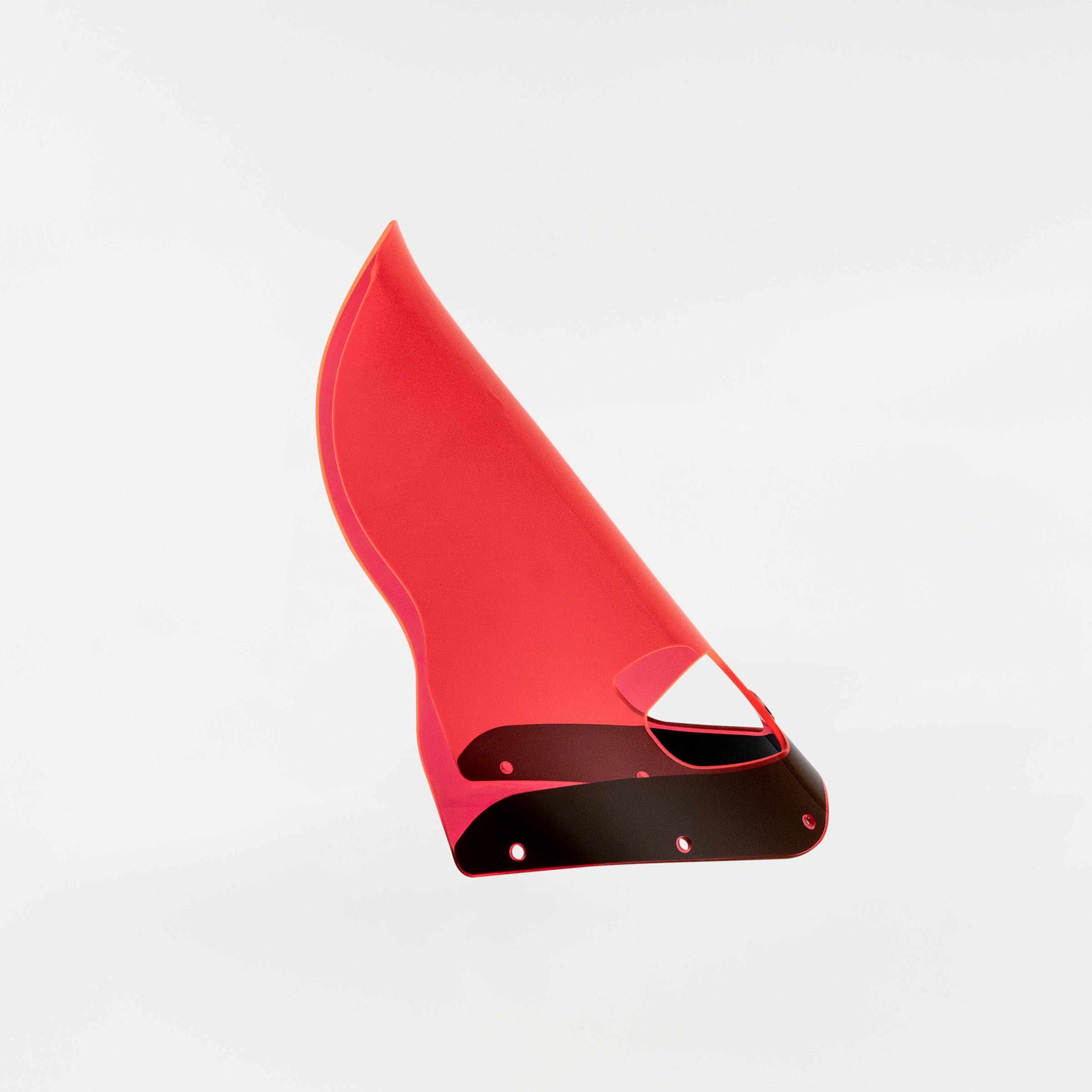 Pink Ice Color Windshield for Memphis Shades Road Warrior Fairings (15" Pink Ice)