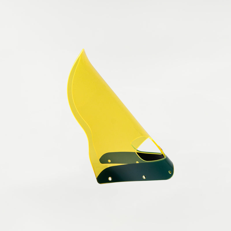 Yellow Ice Color Windshield for Memphis Shades Road Warrior Fairings (15" Yellow Ice)