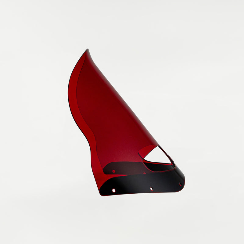 Red Color Windshield for Memphis Shades Road Warrior Fairings (15" Red)