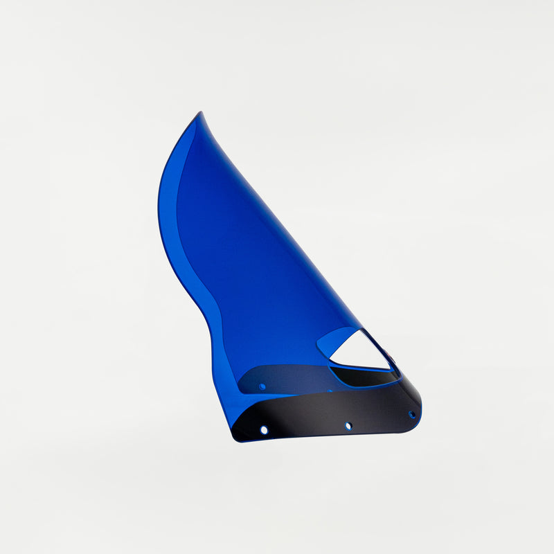 Blue Color Windshield for Memphis Shades Road Warrior Fairings (15" Blue)