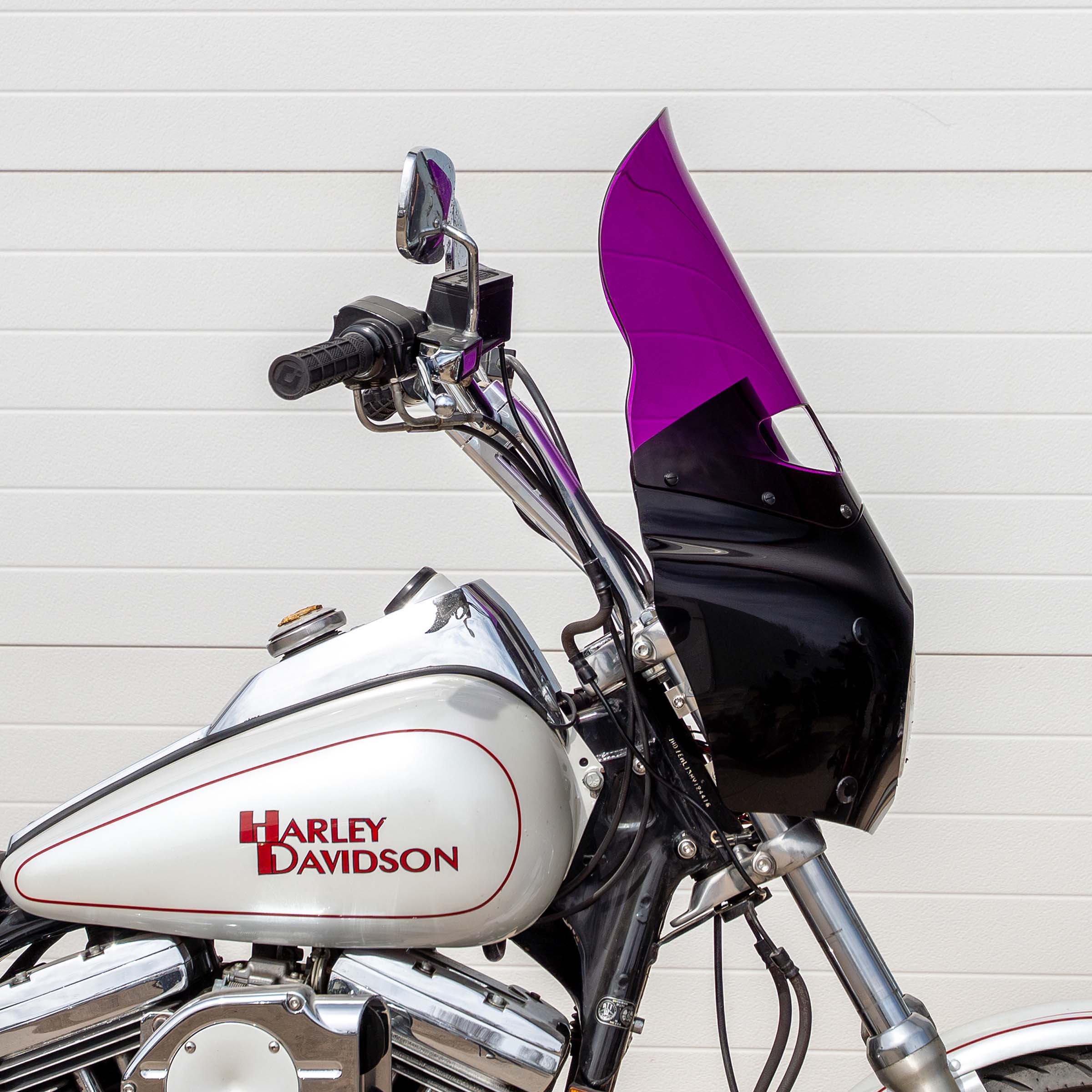 Purple Color Windshield for Memphis Shades Road Warrior Fairings (15" Purple)