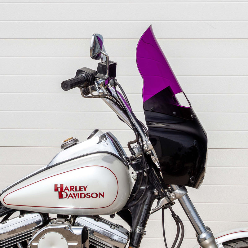 Purple Color Windshield for Memphis Shades Road Warrior Fairings (15" Purple)