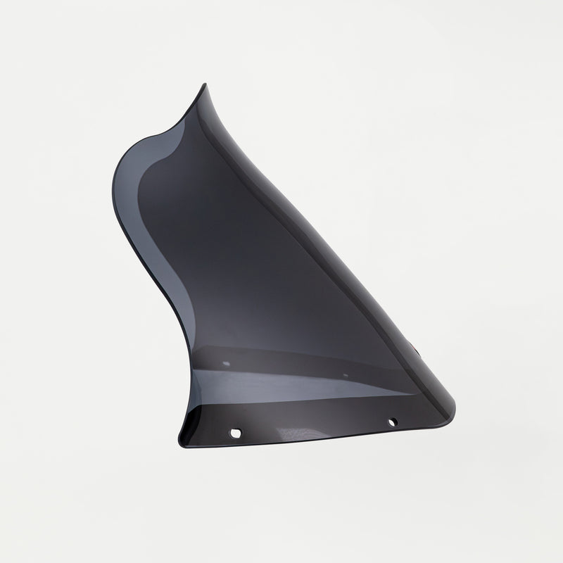 Dark Smoke Kolor Flare Windshield by Klock Werks for Saddleman S-RT Mini Fairing (15" Dark Smoke Flare® Windshield for S-RT Mini Fairing Side)