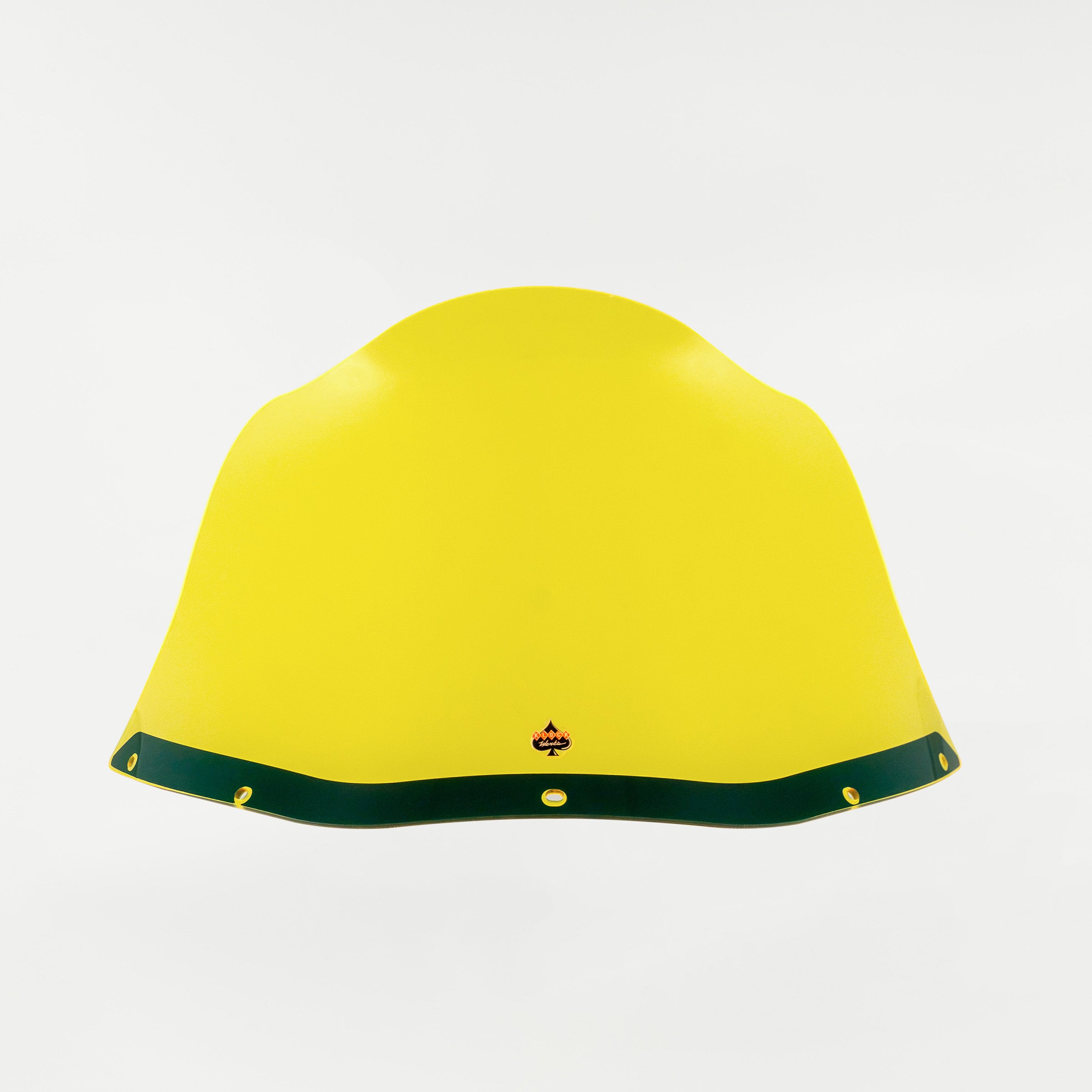 Yellow Ice Kolor Flare Windshield by Klock Werks for Saddleman S-RT Mini Fairing (12.5" Yellow Ice Flare® Windshield for S-RT Mini Fairing Front)