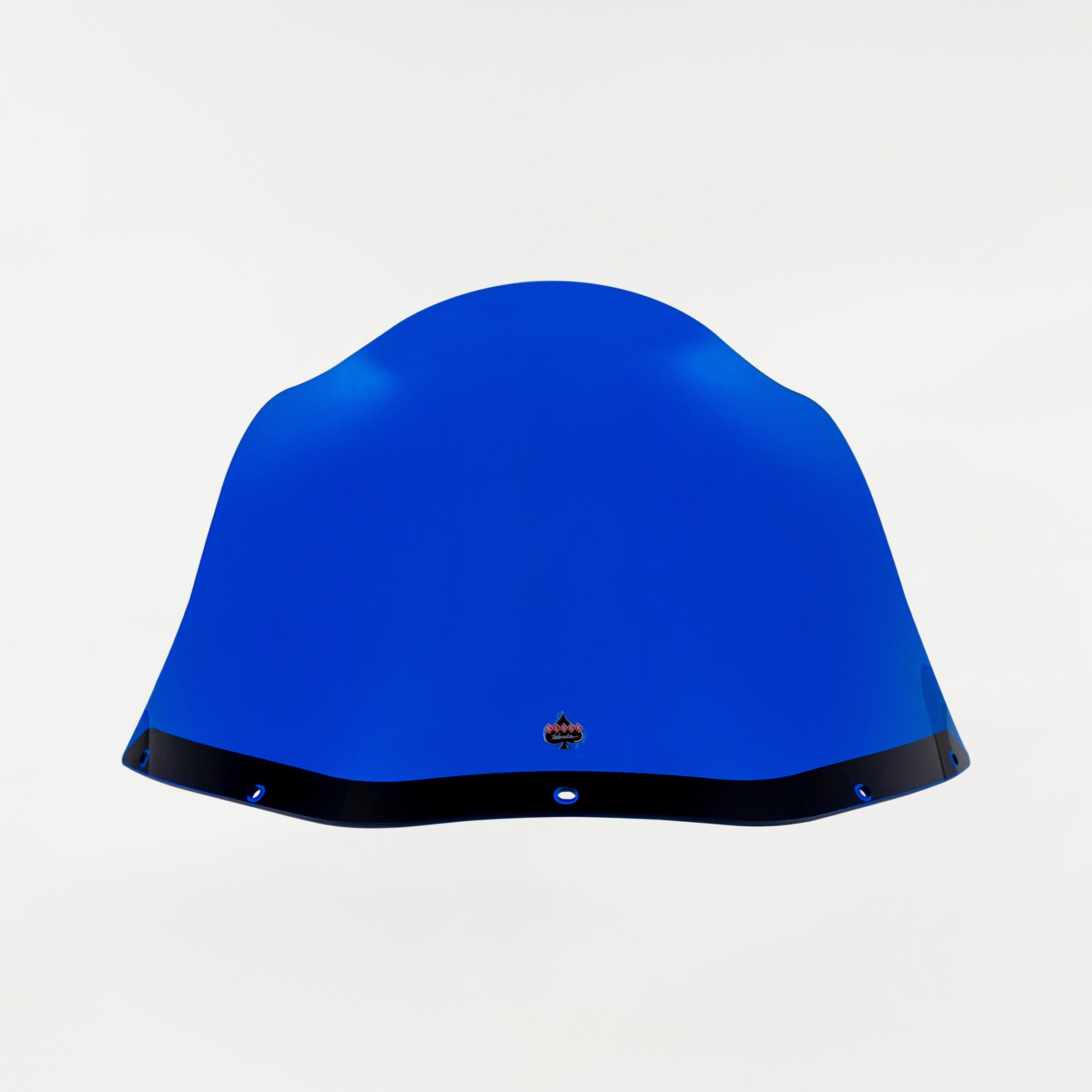 Blue Kolor Flare Windshield by Klock Werks for Saddleman S-RT Mini Fairing (12.5" Blue Flare® Windshield for S-RT Mini Fairing Front)