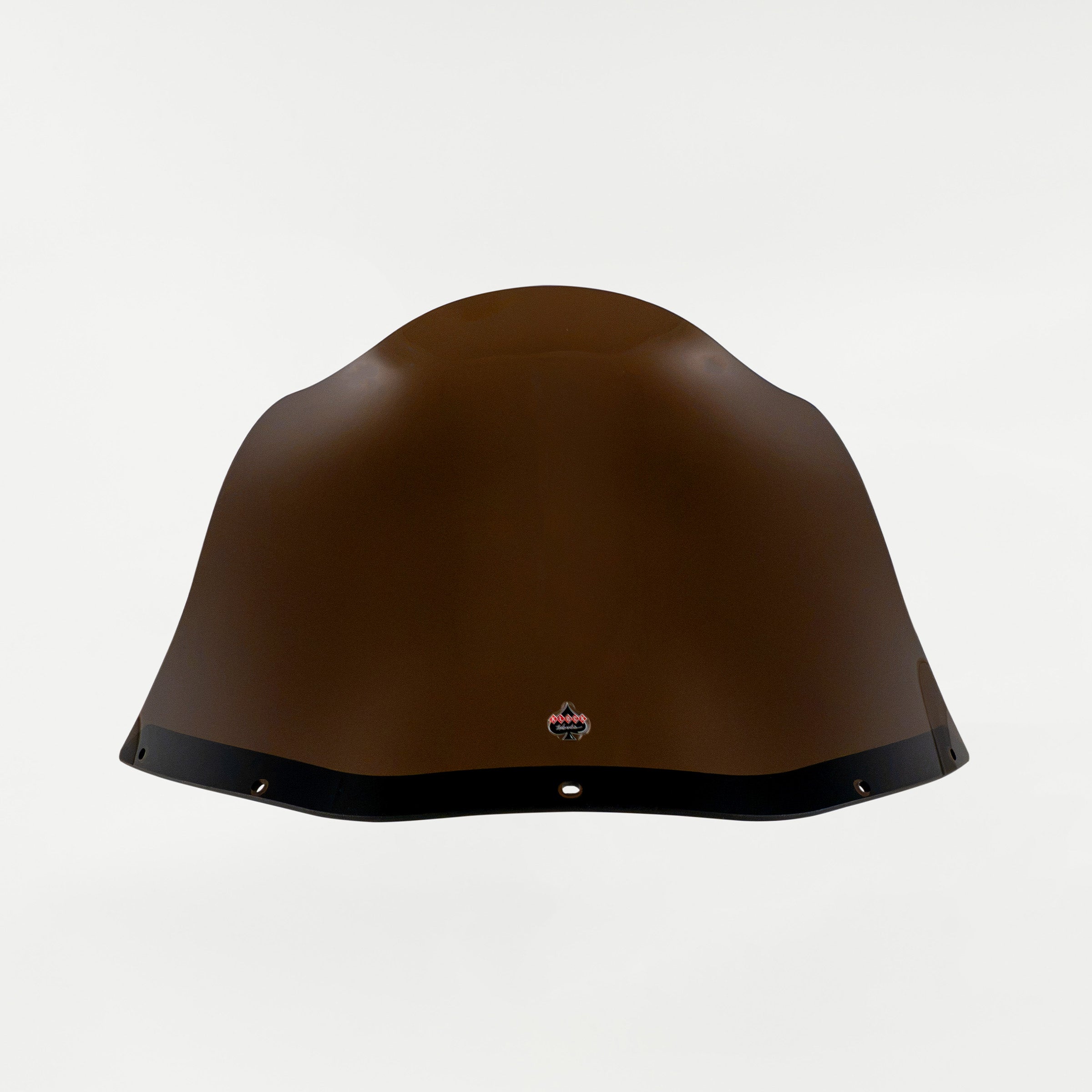 Bronze Kolor Flare Windshield by Klock Werks for Saddleman S-RT Mini Fairing (12.5" Bronze Flare® Windshield for S-RT Mini Fairing Front)