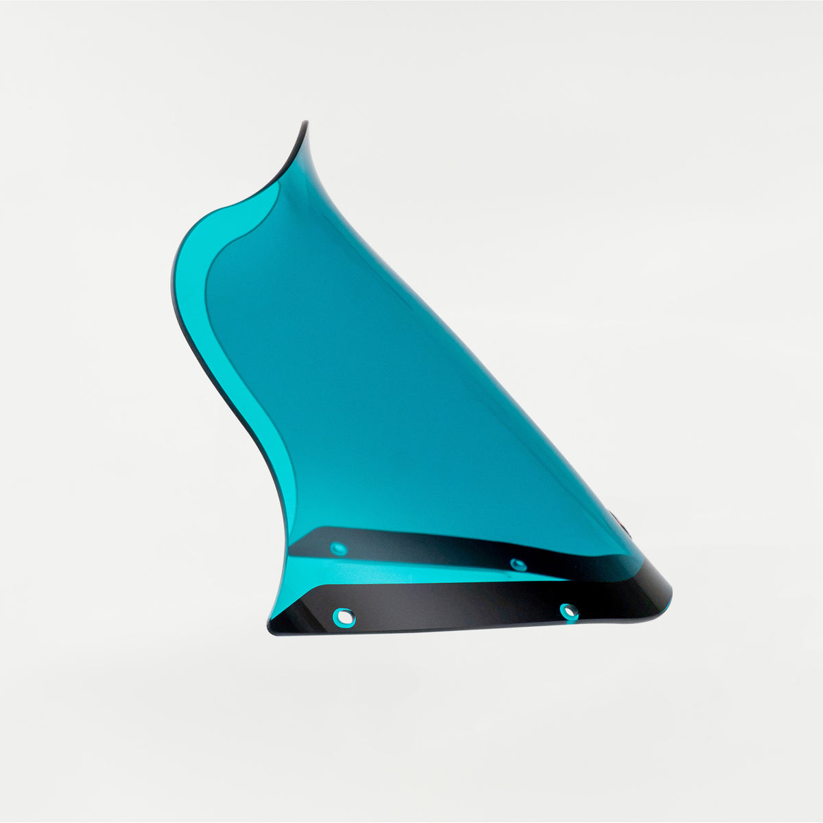 Teal Kolor Flare Windshield by Klock Werks for Saddleman S-RT Mini Fairing (12.5" Teal)