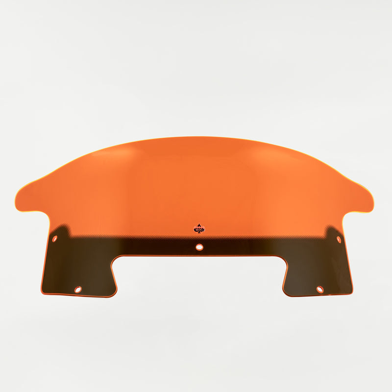 Kolor Flare® Windshields for Indian® 2025+ Chieftain & Roadmaster PowerPlus - Orange Ice Motorcycle Windshield (9" - Orange Ice)