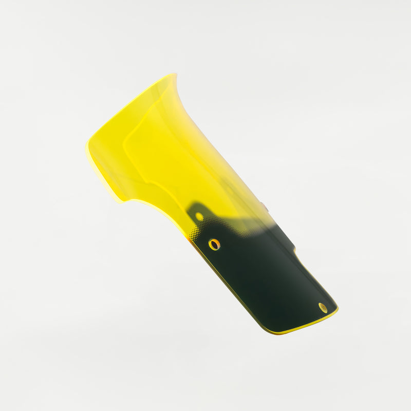 Kolor Flare® Windshields for Indian® 2025+ Chieftain & Roadmaster PowerPlus - Yellow Ice Motorcycle Windshield (9" - Yellow Ice)