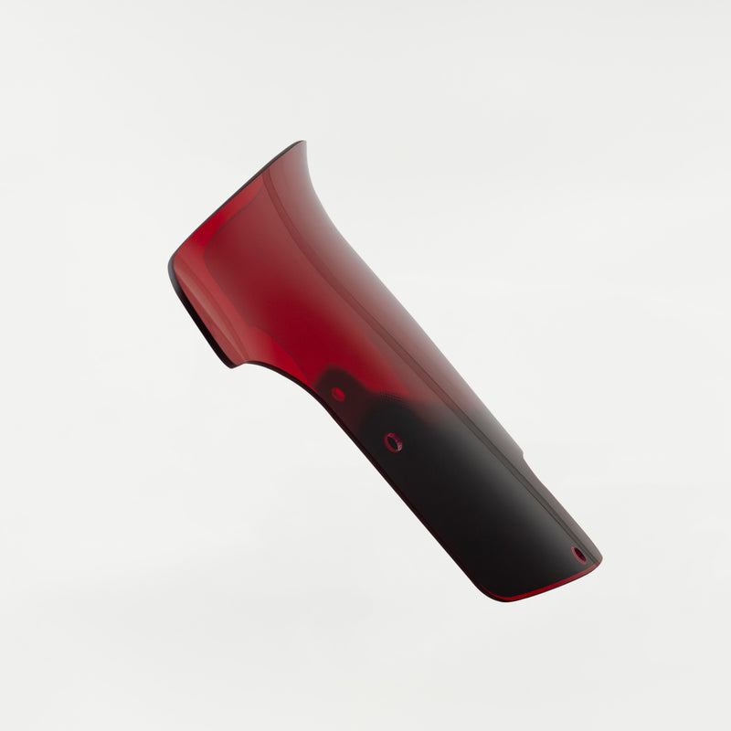 Kolor Flare® Windshields for Indian® 2025+ Chieftain & Roadmaster PowerPlus - Red Motorcycle Windshield (9" - Red)