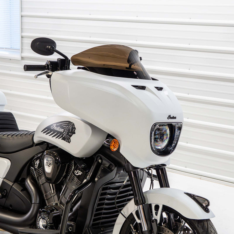 Kolor Flare® Windshields for Indian® 2025+ Chieftain & Roadmaster PowerPlus - Bronze Motorcycle Windshield (9" - Bronze)