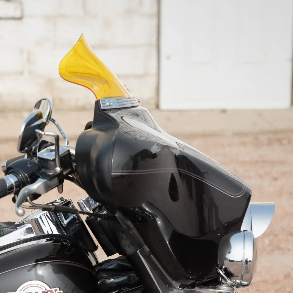 6.5" Yellow Kolor Flare™ Windshield for Harley-Davidson 1996-2013 FLH motorcycle models(6.5" Yellow)